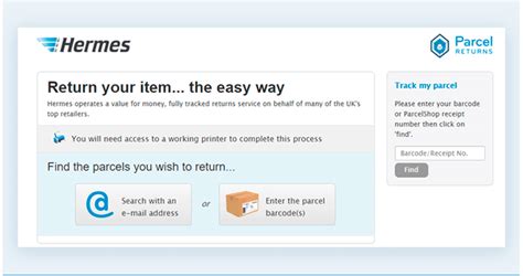 track return hermes